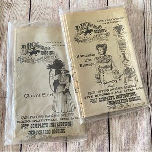 BuckarooBobbins | Vintage Western ClaraSkirt RomanticEra Blouse Pattern Packages